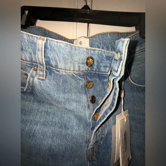 Brand new (with tags) Anine Bing Gavin Long Jean - Atlantic Blue